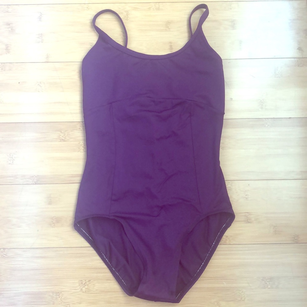 AINSLIE WEAR Aubergine Color LEOTARD